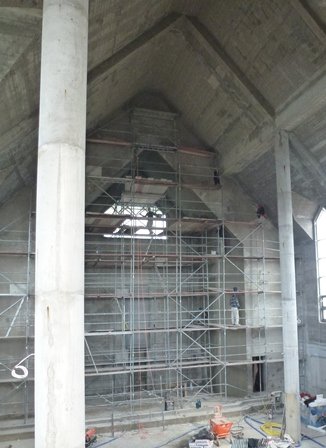 Budowa kościoła - 2012