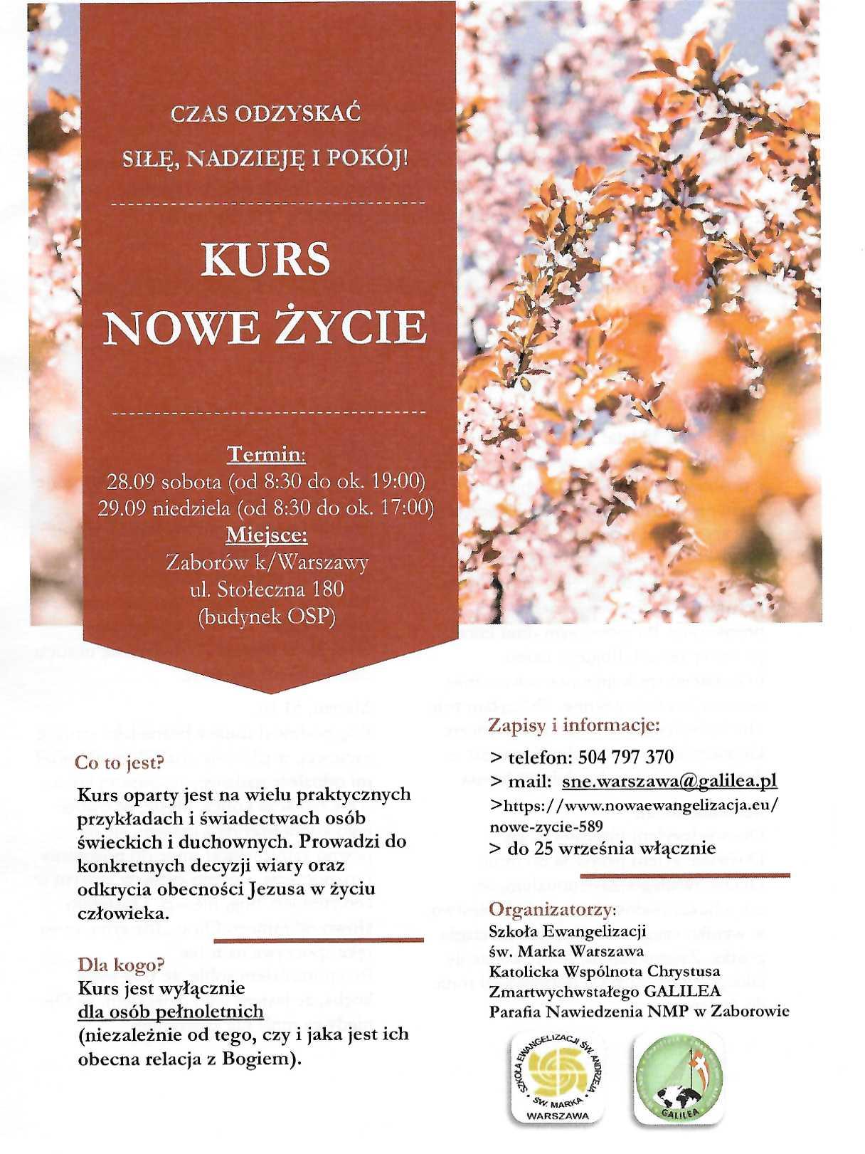 kurs nowe życie